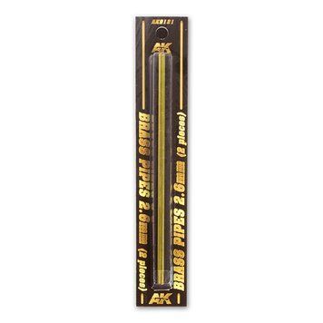 Латунная трубка (Brass Pipes) 20 х 2,6 мм 2 шт AK-Interactive AK9121 AK9121 фото