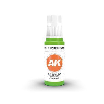 Акрилова фарба Флуоресцентний зелений (Fluorescent Green) AK-interactive AK11129 AK11129 фото