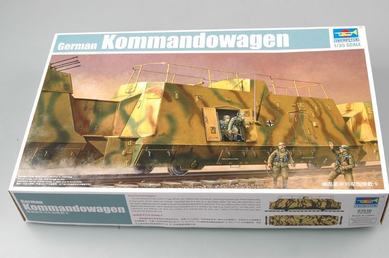 Німецький броневагон 1/35 Kommandowagen (BP42) Trumpeter 01510 , збірна модель вагон Трумпетер TR01510 фото