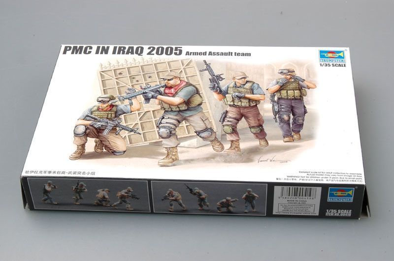 Солдаты ЧВК 1/35 PMC Armed Assault team (Iraq 2005) Trumpeter 00419 , сборная модель чвк Трумпетер TR00419 фото