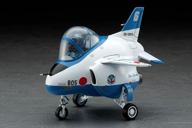 Збірна модель 1/EGG японський навчально-тренувальний літак Egg Plane T-4 Blue Impulse Hasegawa 60123 HS60123 фото