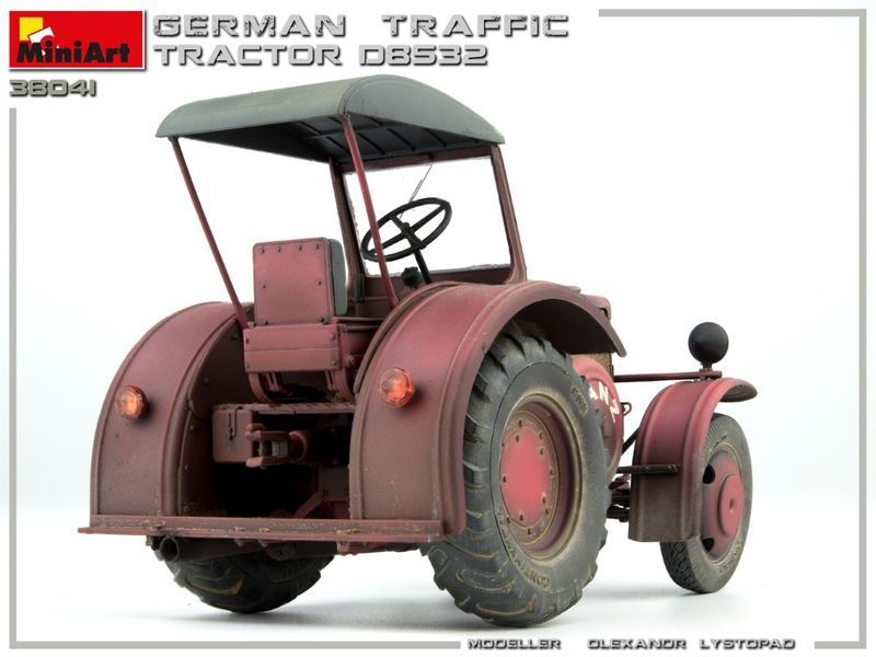 Німецький трактор 1/35 D8532 (German Traffic Tractor) MiniArt 38041 , збірна модель трактора Мініарт MA38041 фото
