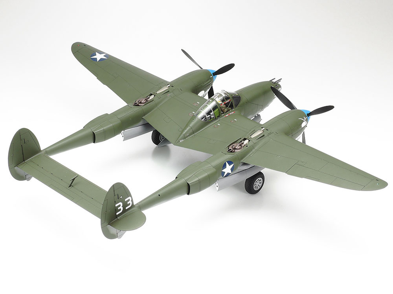Американський винищувач 1/48 Lockheed P-38 F/G Lightning Tamiya 61120 , збірна модель винищувач Локхед Тамія TAM61120 фото
