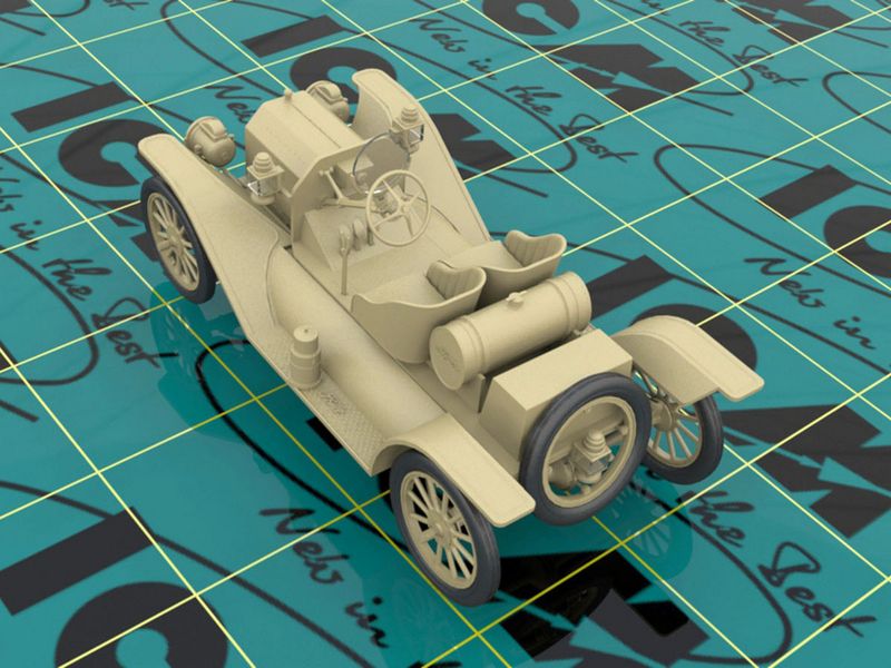 Збірна модель ICM 1/24 Model T 1913 Speedster з американськими автоспортсменами (24026) ICM24026 фото