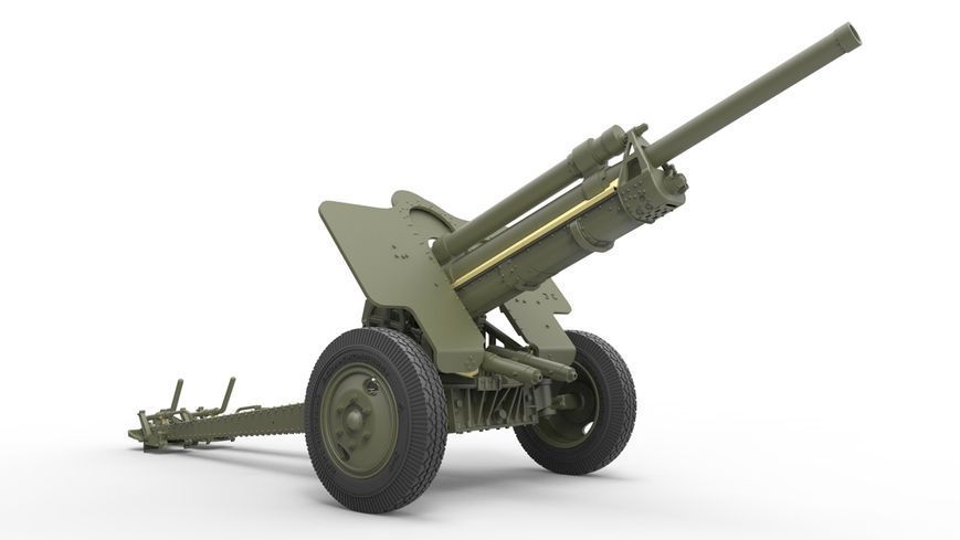 Радянська гармата з екіпажем та візком 1/35 УСВ-БР мод. 1941 MiniArt 35129 , збірна модель Мініарт MA35129 фото