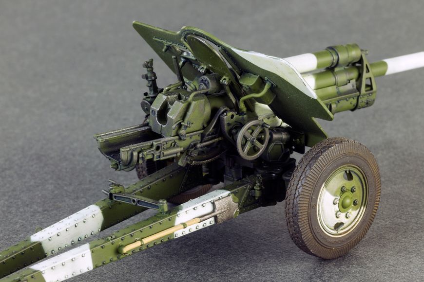 Радянська гармата з екіпажем та візком 1/35 УСВ-БР мод. 1941 MiniArt 35129 , збірна модель Мініарт MA35129 фото