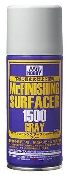 Краска / грунт Серого цвета Mr. Finishing Surfacer 1500 Gray Mr.Hobby B527 B527 фото