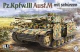 Сборная модель 1/35 немецкий танк Pz.Kpfw.III Ausf.M (Пантера III) с фартуками Takom 8002 TK8002 фото