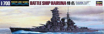 Сборная модель 1/700 японский линейный крейсер IJN battleship haruna Hasegawa 49111 HS49111 фото