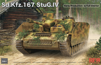 Немецкий истребитель танков 1/35 StuG.IV Early Full interior Rye Field Model RM-5061 , сборная модель РФМ RM-5061 фото