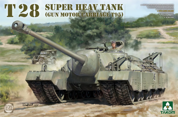 Американский сверхтяжелый танк 1/35 T28/T95 Takom 2209 , сборная модель танк Таком TK2209 фото