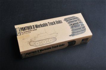 Немецкие траки 1/35 для VK 16.02 Leopard (Panther D) Trumpeter 02046 , набор деталировки Леопард Трумпетер TR02046 фото