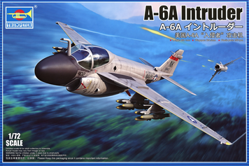 Американский палубный штурмовик 1/72 Grumman A-6A Intruder Trumpeter 01640 , сборная модель штурмовик Интрудер TR01640 фото