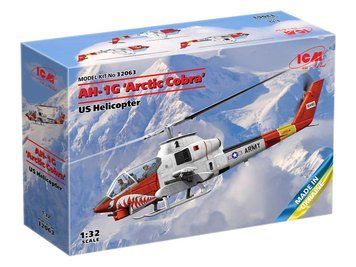Сборная модель ICM 1/32 AH-1G "Arctic Cobra", вертолет США 32063 ICM32063 фото