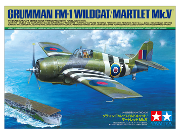 Американський винищувач 1/48 Grumman FM-1 Wildcat/Martlet Mk.V Tamiya 61126 , збірна модель Вайлдкет Тамія TAM61126 фото