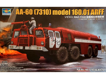 Радянський пожежний аеродромний автомобіль 1/35 AA - 60 (МАЗ-7310) Trumpeter 01074 , збірна модель Трумпетер TR01074 фото