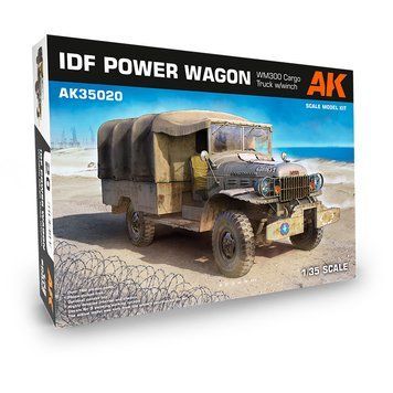Збірна модель 1/35 американська вантажівка з лебідкою (Dodge IDF Power Wagon WM300 Cargo Truck) AK-Interactive AK35020 AK35020 фото