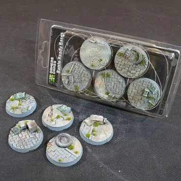 Кругла основа - Зруйноване місто (40 мм / 5 шт) GamersGrass Bases By Shape Urban Warfare (Round) GGB-UWR40 GGB-UWR40 фото