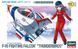 Збірна модель 1/EGG американський надзвуковий винищувач Egg Plane F-16 Fighting Falcon Thunderbirds Hasegawa 60124 HS60124 фото 1