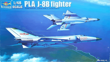 Китайский истребитель 1/48 Shenyang J-8B &laquo;Finback-B&raquo; Trumpeter 02845 , сборная модель истребитель Трумпетер TR02845 фото
