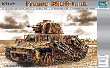 Французький легкий танк 1/35 Hotchkiss H39 Trumpeter 00352 , збірна модель танк Трумпетер TR00352 фото