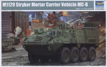 Американский миномётный бронетранспортер 1/35 M1129 Stryker MCV-B Trumpeter 01512 , сборная модель Страйкер TR01512 фото
