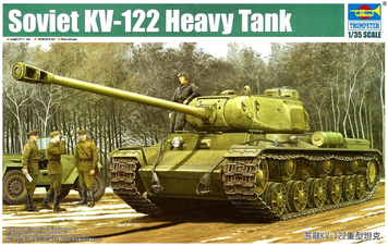 Совесткий тяжелый танк 1/35 КВ-122 Trumpeter 01570 , сборная модель танк Трумпетер TR01570 фото
