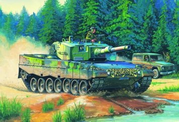 Збірна модель 1/35 Німецький танк Leopard 2 А4 HobbyBoss 82401 HB82401 фото