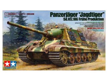 Немецкий истребитель танков 1/35 Jagdtiger (Sd.Kfz.186) Fr&uuml;he Tamiya 35295 , сборная модель Ягдпанцер Тамия TAM35295 фото