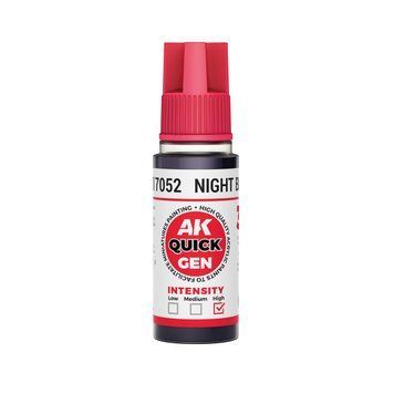 Акриловая краска NIGHT BLACK / Черная ночь QUICK GEN COLOR AK-interactive AK 17052 AK17052 фото