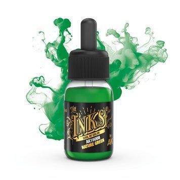 Акрилова фарба Природний Зелений (Nature Green - Ink) AK-Interactive AK16008 AK16008 фото