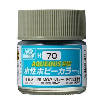 Акриловая краска Aqueous Hobby Colors Серый (RLM02 Gray) Mr.Hobby H070 H070 фото