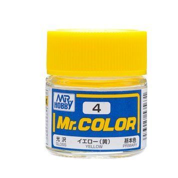 Акрилова фарба Mr.Color Жовтий (Yellow) Mr.Hobby C004 C004 фото