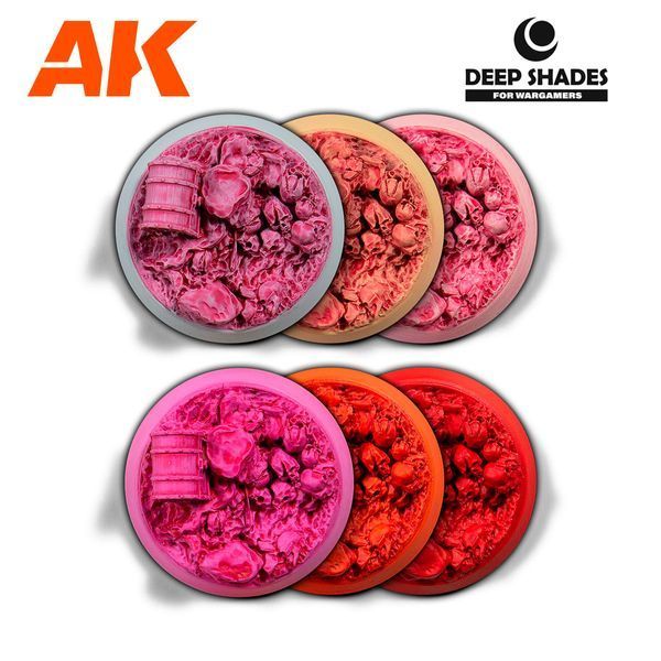 Краска для создания эффекта теней Deep Shades Красный Кармин (Carmine Dawn) AK-Interactive AK13009 AK13009 фото