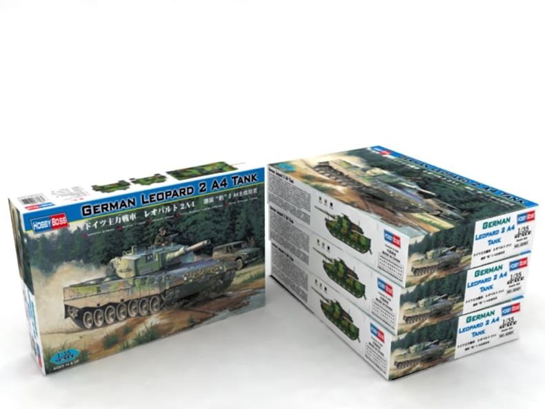 Збірна модель 1/35 Німецький танк Leopard 2 А4 HobbyBoss 82401 HB82401 фото