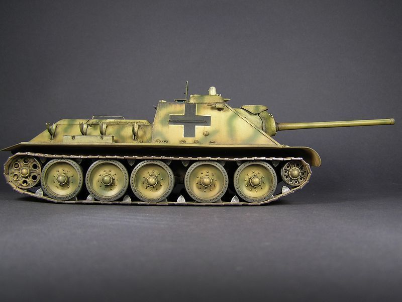 Радянська протитанкова САУ 1/35 Jagdpanzer SU-85 (r) MiniArt 35229 , збірна модель Мініарт MA35229 фото