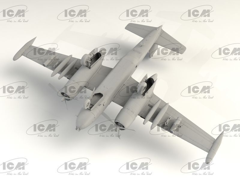 Збірна модель ICM 1/48 B-26K Counter Invader (ранній), ударний літак США (48278) ICM48278 фото