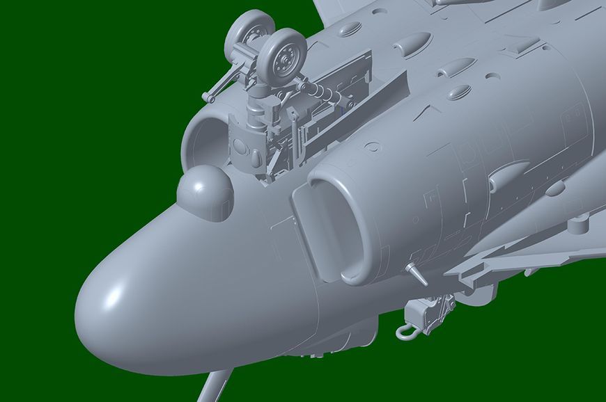 Американский палубный штурмовик 1/72 Grumman A-6E TRAM Intruder Trumpeter 01642 , сборная модель штурмовик TR01642 фото