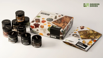 Набір пігментів - Ґрунт GamersGrass Boxed Sets Basing Pigments Core Set GGSB-BPCS GGSB-BPCS фото