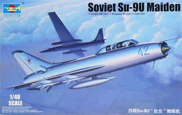 Советский учебно-боевой истребитель 1/48 Су-9У Trumpeter 02897 , сборная модель истребитель Сухой Трумпетер TR02897 фото