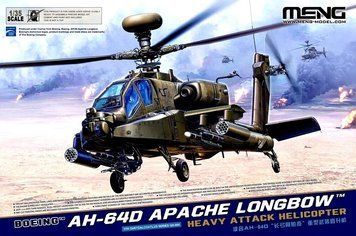 Сборная модель 1/35 вертолет Boeing AH-64D Apache Longbow Meng QS-004 QS-004 фото