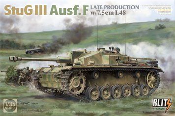 Сборная модель 1/35 немецкая противотанковая САУ StuG III Ausf.F поздний, с пушкой 7.5cm L48 Takom 8015 TK8015 фото