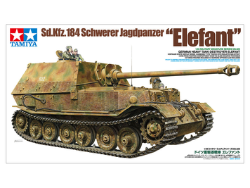 Немецкий истребитель танков 1/35 Elefant Tamiya 35325 , сборная модель пт-сау Элефант Тамия TAM35325 фото