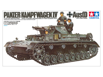 Німецький середній танк 1/35 Panzerkampfwagen IV Ausf.D Tamiya 35096 , збірна модель танк Панцер Тамія TAM35096 фото