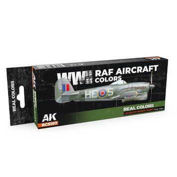 Набор акриловых красок для самолетов Королевских ВВС Великобритании (WWII RAF Aircraft) 8 шт AK-Interactive RCS107 RCS107 фото