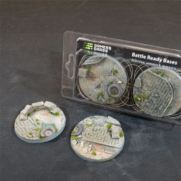 Кругла основа - Зруйноване місто (60 мм / 2 шт) GamersGrass Bases By Shape Urban Warfare (Round) GGB-UWR60 GGB-UWR60 фото
