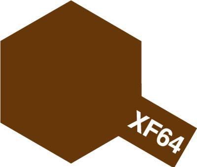 Акрилова фарба ACRYLIC MINI XF-64 RED BROWN &mdash; Червоно-коричневий Tamiya 81764 TAM81764 фото