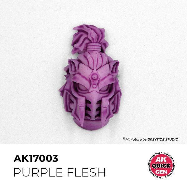 Акриловая краска PURPLE FLESH / Пурпурная плоть QUICK GEN COLOR AK-interactive AK 17003 AK17003 фото