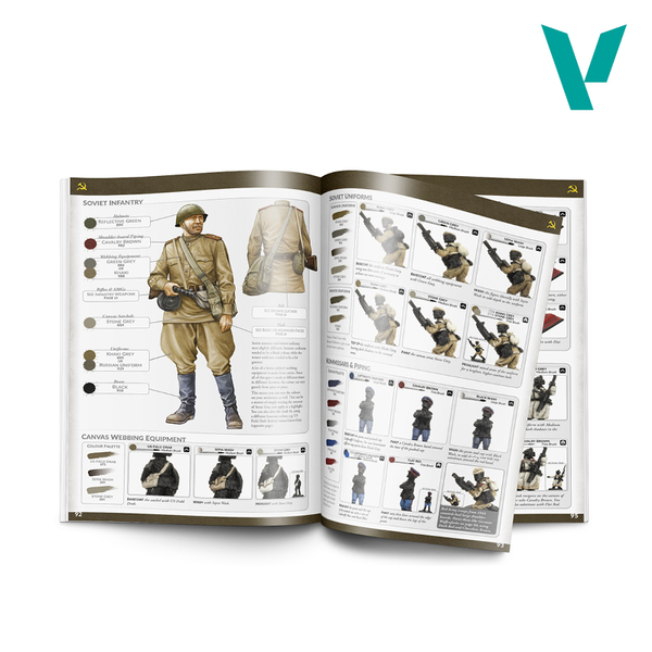 Книга - Colours of War Painting WWII & WWIII miniatures Vallejo VAL 75013 VAL 75013 фото