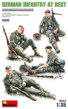 Немецкая пехота 1/35 На привале MiniArt 35266 , сборная модель Миниарт MA35266 фото